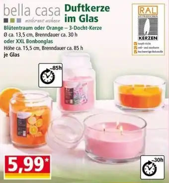 Norma Duftkerze im Glas Angebot