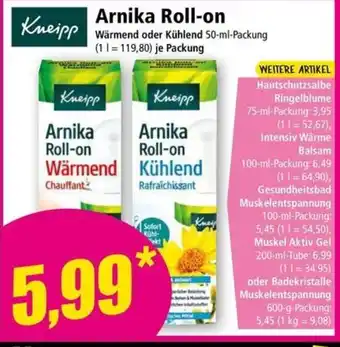 Norma Arnika Roll-on Angebot