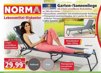 Norma Garten-/Sonnenliege Angebot