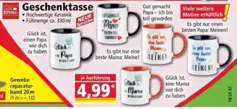 Norma Geschenktasse Angebot