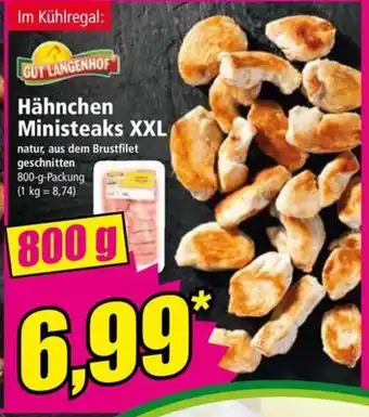 Norma Hähnchen Ministeaks XXL 800g Angebot