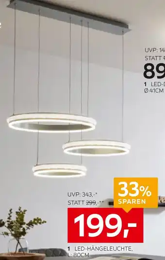XXXLutz LED-HÄNGELEUCHTE, L: 80CM Angebot
