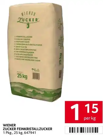 Transgourmet ZUCKER FEINKRISTALLZUCKER 25kg Angebot