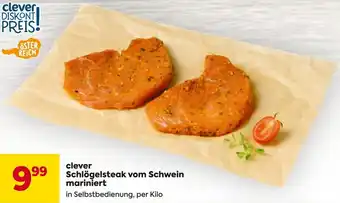 Billa Schlögelsteak vom Schwein mariniert Angebot