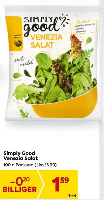 Billa Simply Good Venezia Salat 100g Angebot