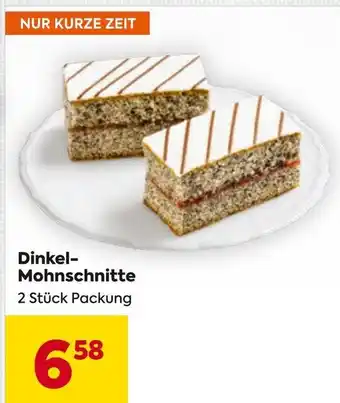 Billa Dinkel- Mohnschnitte Angebot