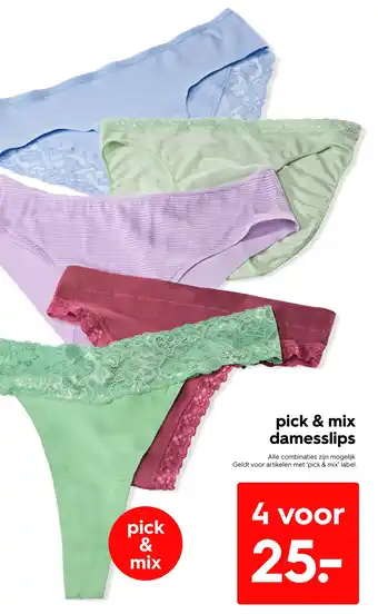 pick & mix damesslips