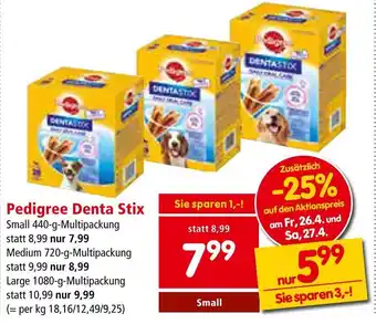 Interspar Pedigree Denta Stix Angebot