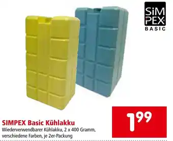 Interspar SIMPEX Basic Kühlakku Angebot