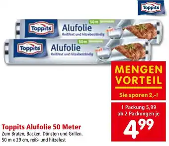Interspar Toppits Alufolie 50 Meter Angebot