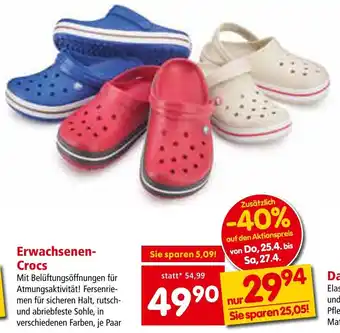 Interspar Erwachsenen- Crocs Angebot