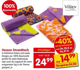 Interspar Vossen Strandtuch Angebot