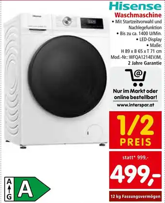 Interspar Waschmaschine Angebot