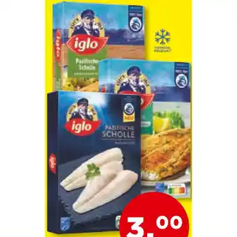 Unimarkt iglo Scholle verschiedene Sorten Unimarkt 1 Packung Angebot