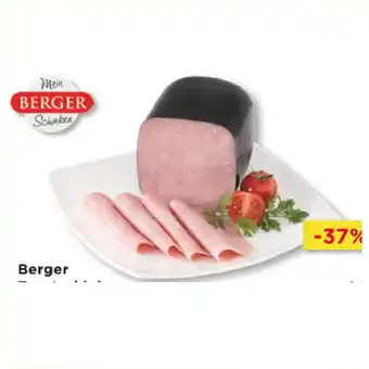 Unimarkt Berger Toastschinken nur 3% Fett Unimarkt 100 Gramm Angebot