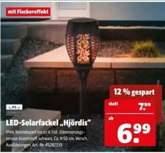 Hagebau LED-Solarfackel Hjördis Angebot