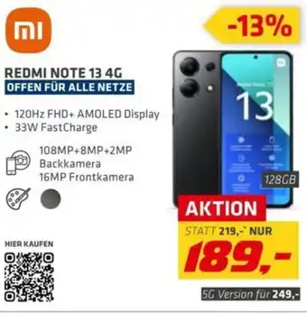 Hartlauer REDMI NOTE 13 4G Angebot