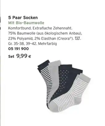 Tchibo Eduscho 5 Paar Socken Angebot