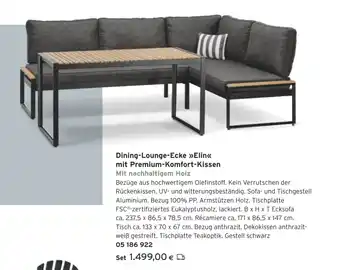 Tchibo Eduscho Dining-Lounge-Ecke Elin mit Premium-Komfort-Kissen Angebot