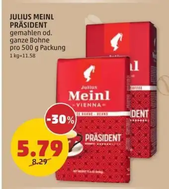 PENNY JULIUS MEINL PRÄSIDENT 500g Angebot