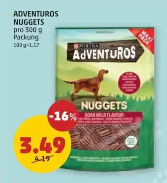 PENNY ADVENTUROS NUGGETS 300g Angebot