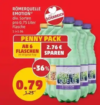 PENNY RÖMERQUELLE EMOTION 0.75 Liter Angebot