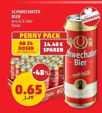 PENNY SCHWECHATER BIER Angebot