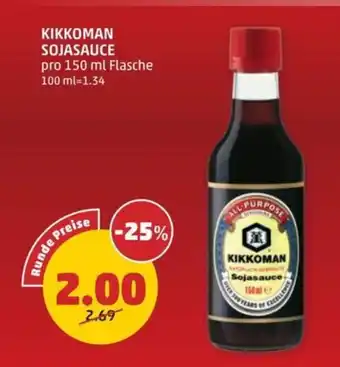 PENNY KIKKOMAN SOJASAUCE 150mL Angebot