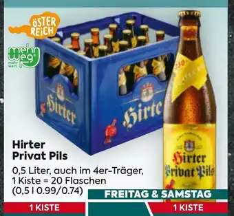 Billa Hirter Privat Pils Angebot