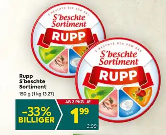 Billa Rupp S'beschte Sortiment Angebot