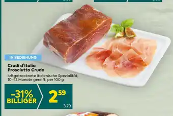 Billa Crudi d'Italia Prosciutto Crudo Angebot