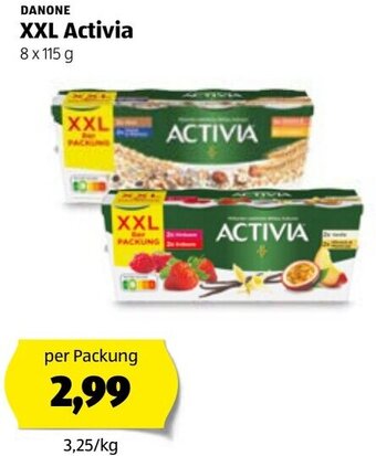 Hofer Danone XXL Activia Angebot
