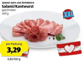 Hofer Salami/Kantwurst 400g Angebot