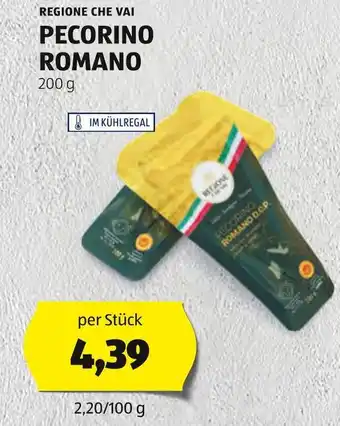 Hofer REGIONE CHE VAI PECORINO ROMANO Angebot