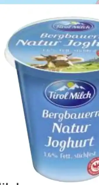 MPreis Bergbauern Naturjoghurt Angebot