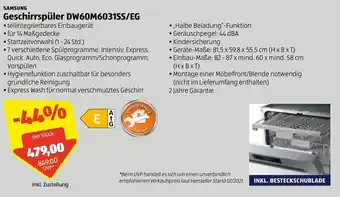 Hofer Geschirrspüler DW60M6031SS/EG Angebot
