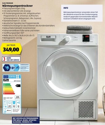 Hofer Wärmepumpentrockner Angebot