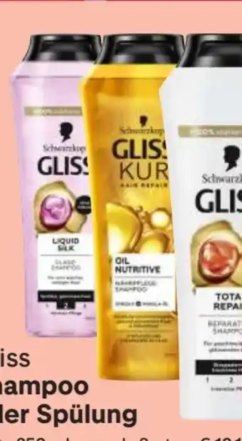 MPreis Gliss Kur Shampoo Angebot