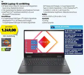 Hofer Omen Laptop 15-En1801ng Angebot