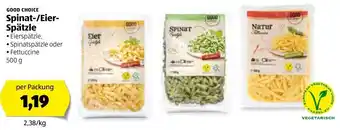 Hofer Spinat-/Eier-Spätzle 500g Angebot