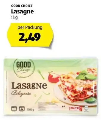 Hofer Lasagne 1 kg Angebot