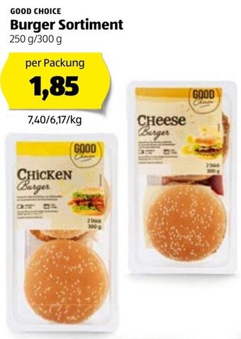 Hofer Burger Sortiment Angebot