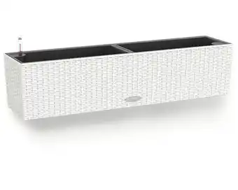 Hornbach Blumenkasten Lechuza Balconera Cottage Kunststoff 80x19x19 cm weiß inkl. Erdbewässerungssystem Angebot