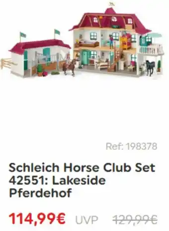 Smyths Toys Schleich Horse Club Set 42551: Lakeside Pferdehof Angebot