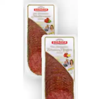 Billa Sorger Vier Jahreszeiten Salami Mediterran, Chili od. Zitrone-Pfeffer BILLA 75 Gramm 1 Packung Angebot