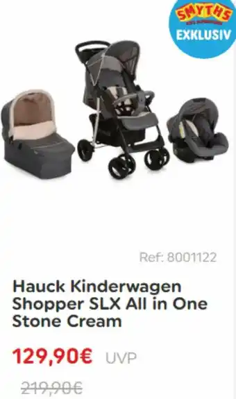 Hauck Kinderwagen Shopper SLX All In One Stone Cream