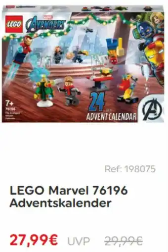 Smyths Toys LEGO Marvel 76196 Adventskalender Angebot