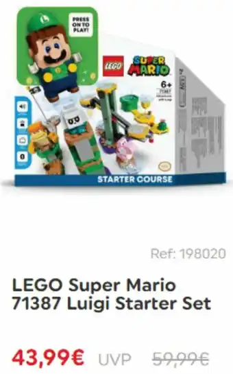 Smyths Toys LEGO Super Mario 71387 Luigi Starter Set Angebot