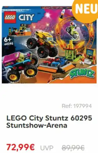 Smyths Toys LEGO City Stuntz 60295 Stuntshow-Arena Angebot