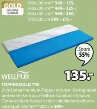 JYSK TOPPER GOLD T90 Angebot